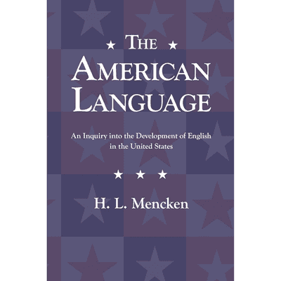 Sampul The American Language
