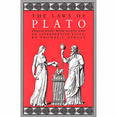 Sampul The Laws of Plato