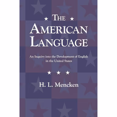 Sampul The American Language