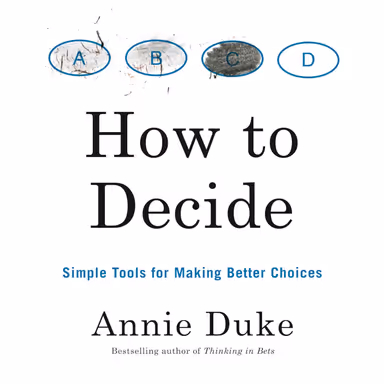 Sampul How to Decide