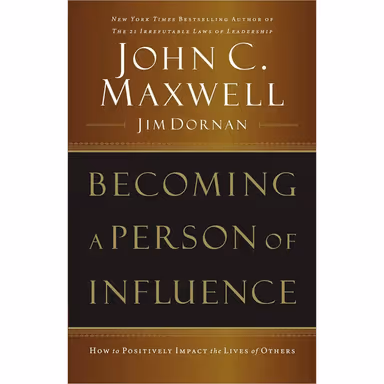 Sampul Becoming a Person of Influence