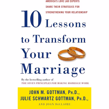 Sampul Ten Lessons to Transform Your Marriage