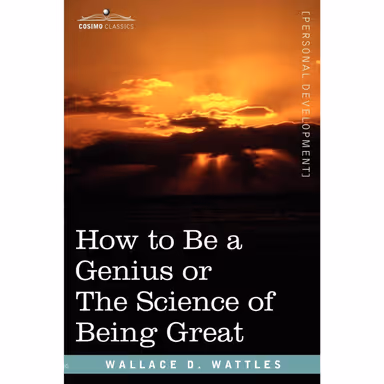 Sampul How to Be a Genius or The Science of Being Great
