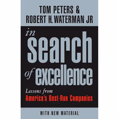 Sampul In Search of Excellence