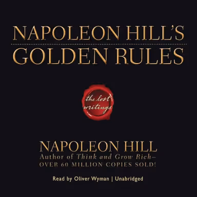 Sampul Napoleon Hill's Golden Rules