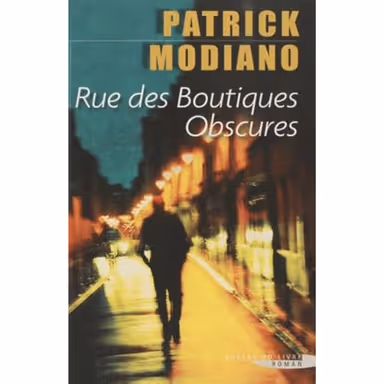 Sampul Rue des Boutiques Obscures